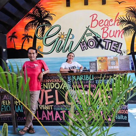 Gili Beach Bum Hostel Gili Trawangan Luaran gambar