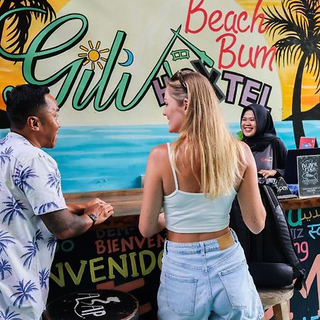 Gili Beach Bum Hostel Gili Trawangan Luaran gambar