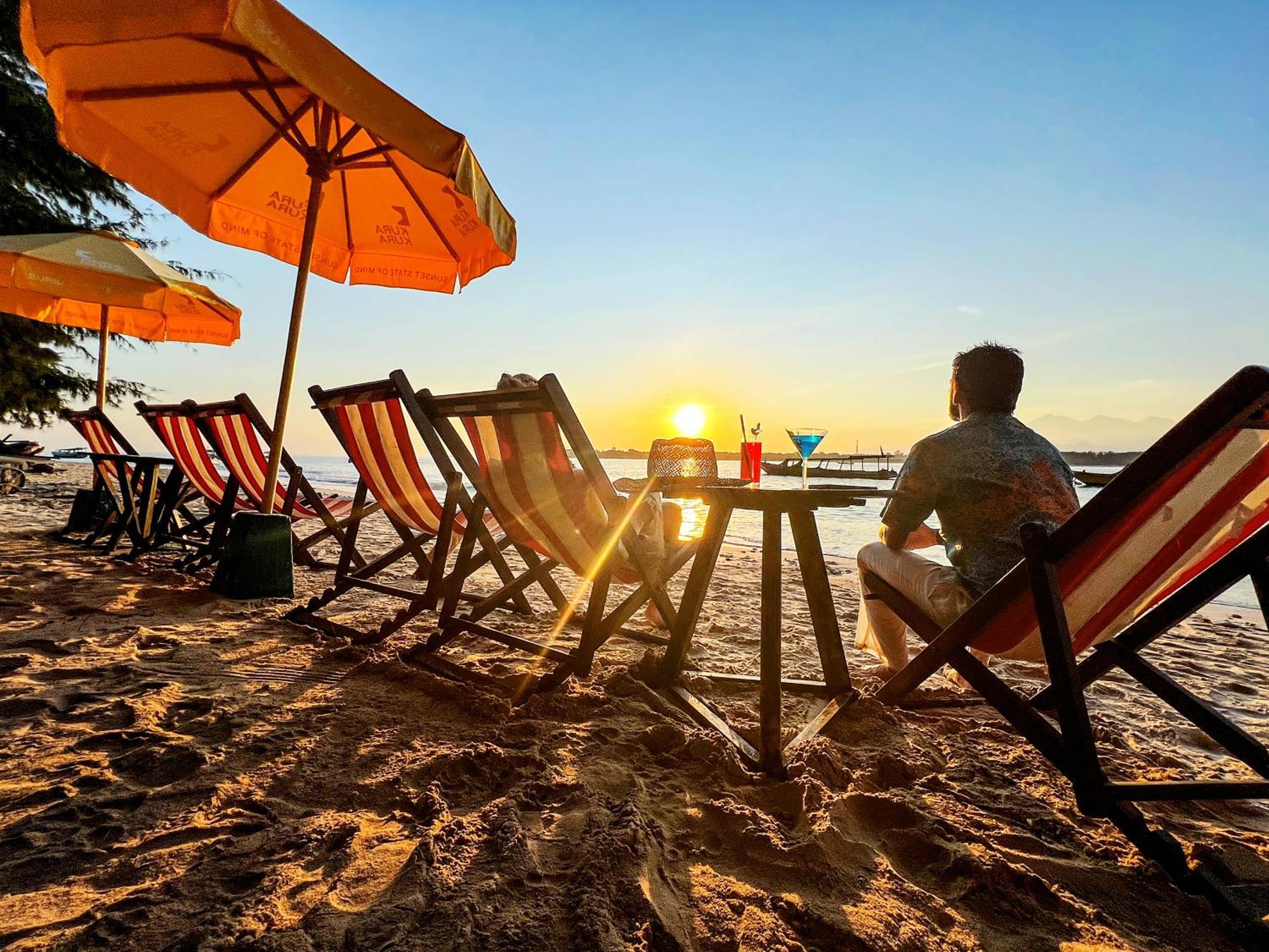 Gili Beach Bum Hostel Gili Trawangan Luaran gambar