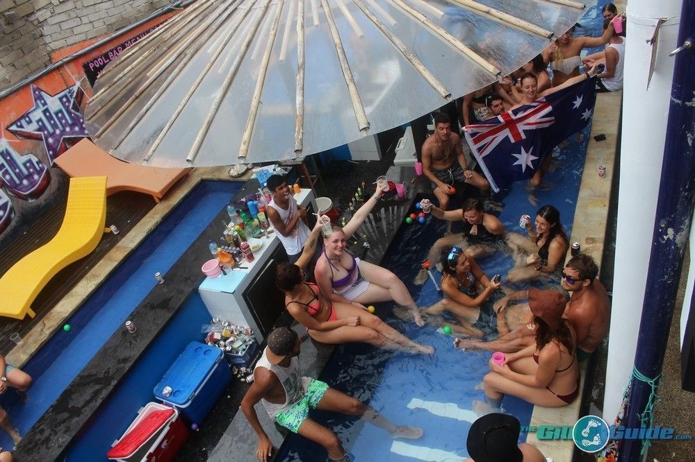 Gili Beach Bum Hostel Gili Trawangan Luaran gambar